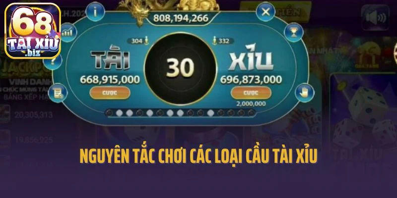 Nguyên tắc chơi các loại cầu tài xỉu trên nền tảng online