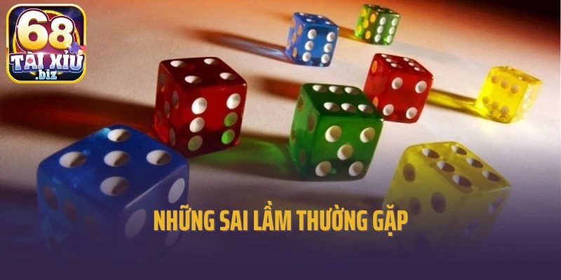 Những sai lầm thường gặp khi áp dụng cách nghe hột Tài Xỉu
