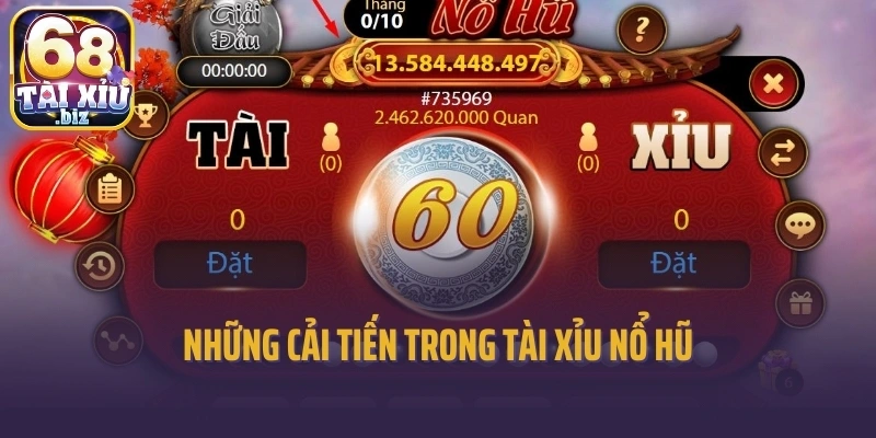 Những cải tiến trong Tài xỉu nổ hũ