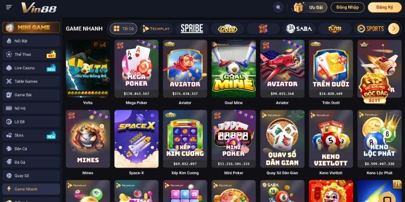 Hệ thống game tài xỉu tại sân chơi đa dạng chất lượng 